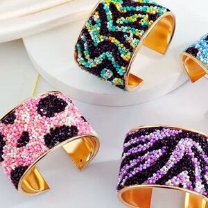 Beaded Cuff Bracelet   